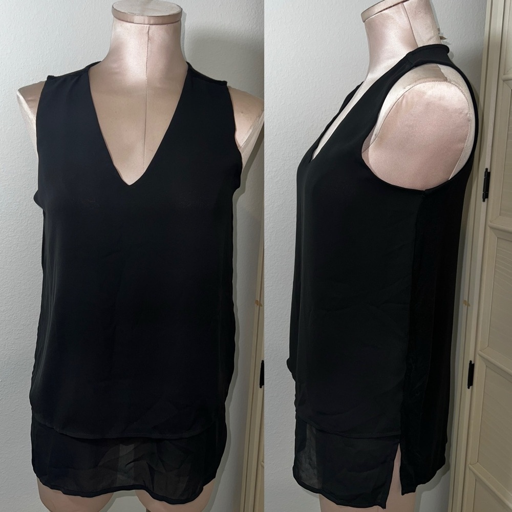 Michael Kors Black Sleeveless Top Sz S